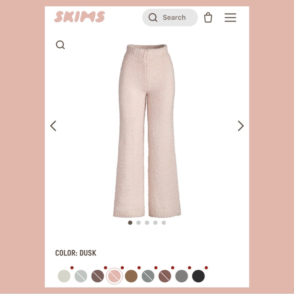 SKIMS COZY KNIT PANTS—DUSK. SIZE S/M. NWT - Picture 10 of 10
